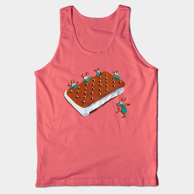 Cute ice cream biscuit Tank Top by PaintingsbyArlette